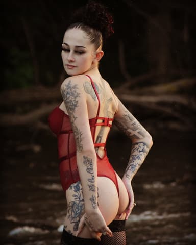 Sexy profile photo